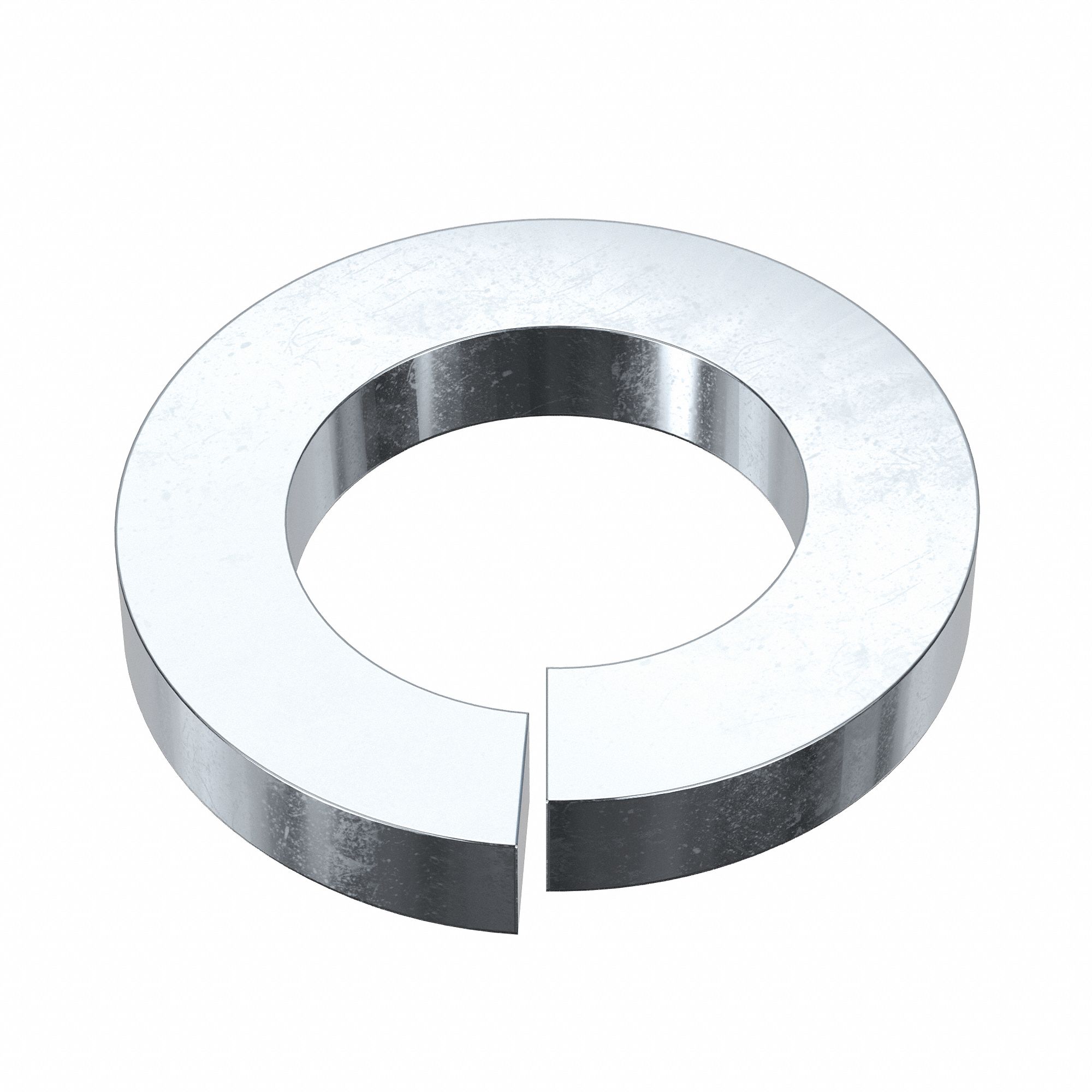 SPLIT LOCK WASHER, FOR #12 SCREW, SPLIT LOCK, STEEL, ZINC PLATED, 0.227 IN ID, 100 PK