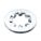 LOCK WASHER, FOR #6 SCREW, INTERNAL TOOTH LOCK, STEEL, ZINC PLATED, 0.15 IN ID, 100 PK