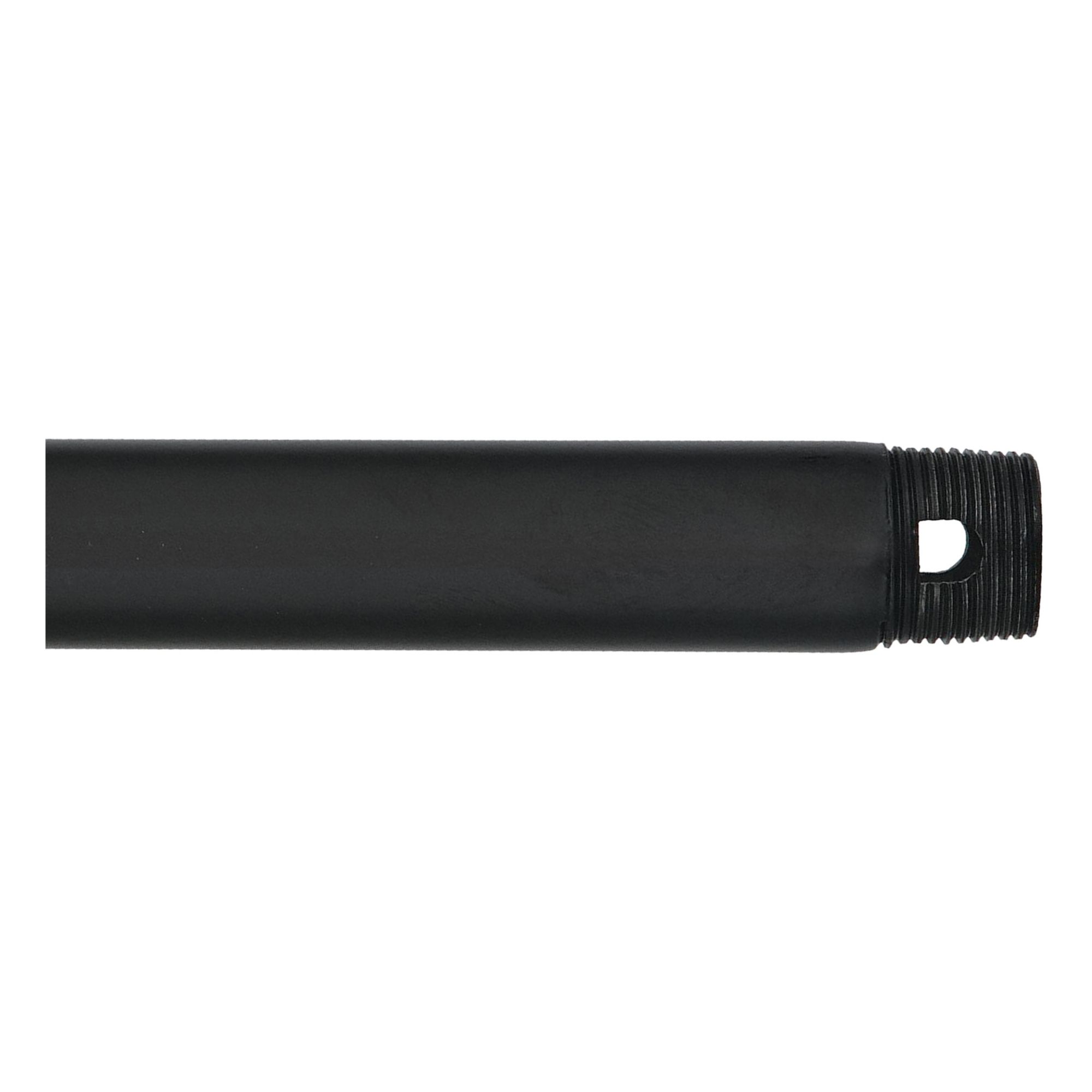 FanDownrod Black Steel 3/4inDia 24inL