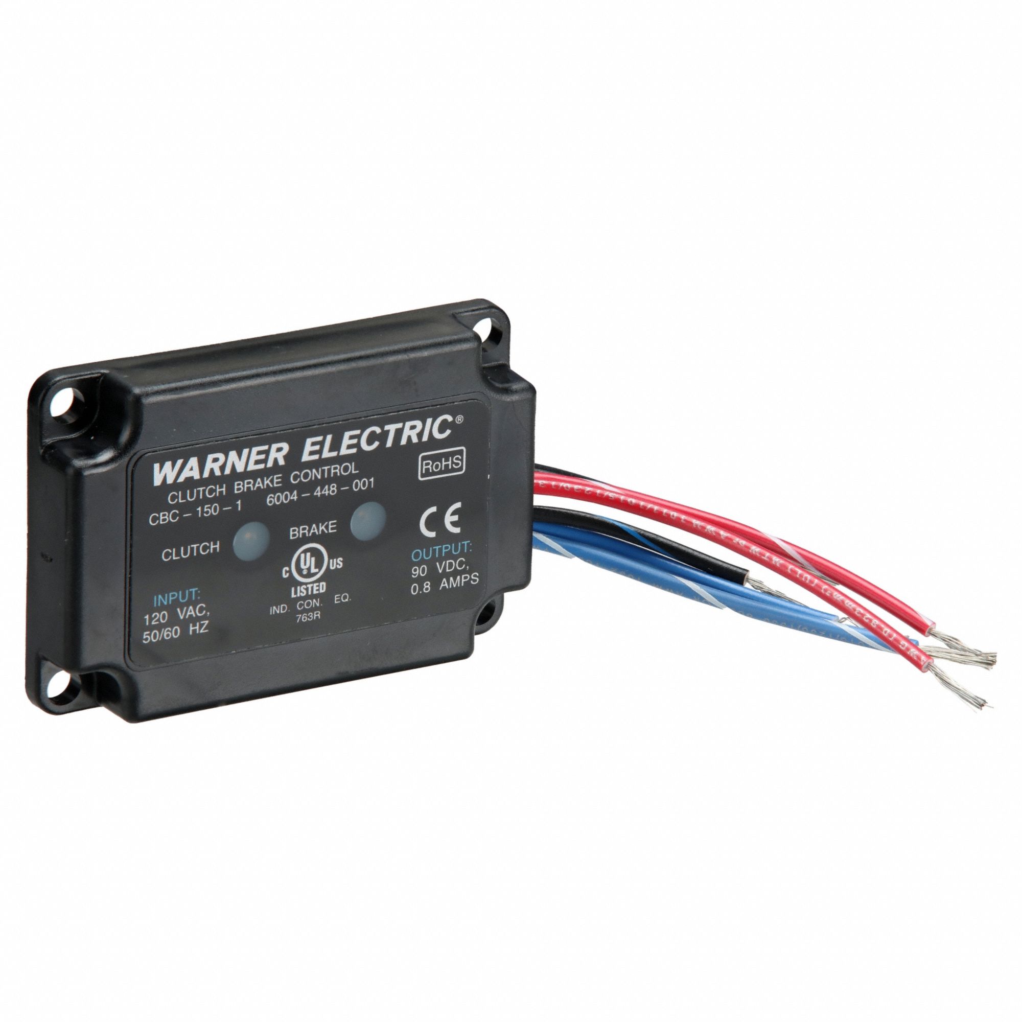 WARNER ELECTRIC, Clutch/Brake Control, 3.33 in Overall Lg, Clutch/Brake