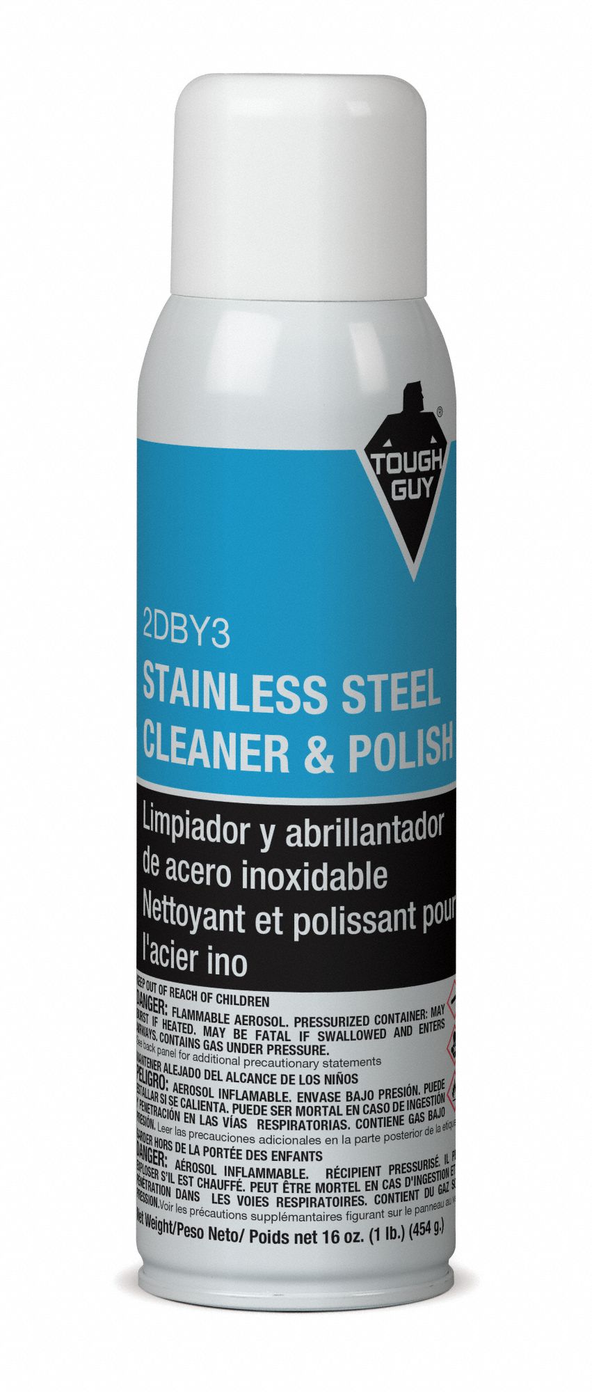 Tough Guy 36MG07 Stainless Steel Cleaner and Polish,1 Qt.