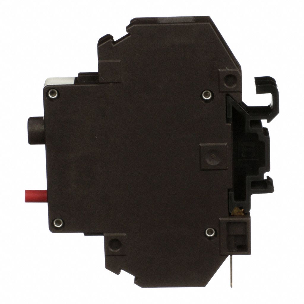 SQUARE D Circuit Protector Track Mount, 2 A Current, Circuit Breaker, Black 2DC659080GCB20