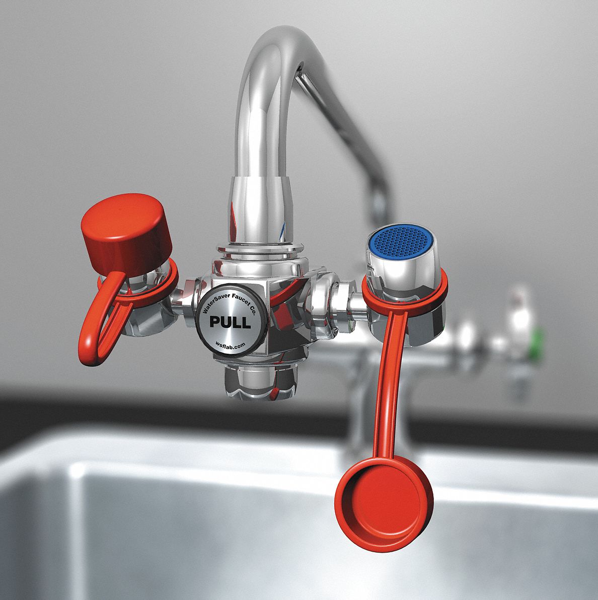 Watersaver Faucet Company Eyewash Faucet Mount 4 1 4 W 2 1 4 D