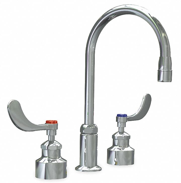 Watersaver, Chrome Finish, Gooseneck Laboratory Faucet 2DCK1L2224