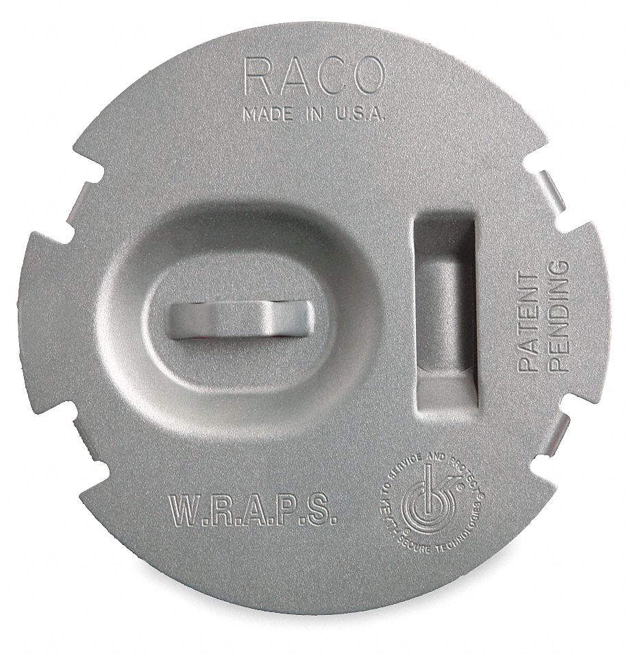 Electrical Box Cover Round Flat