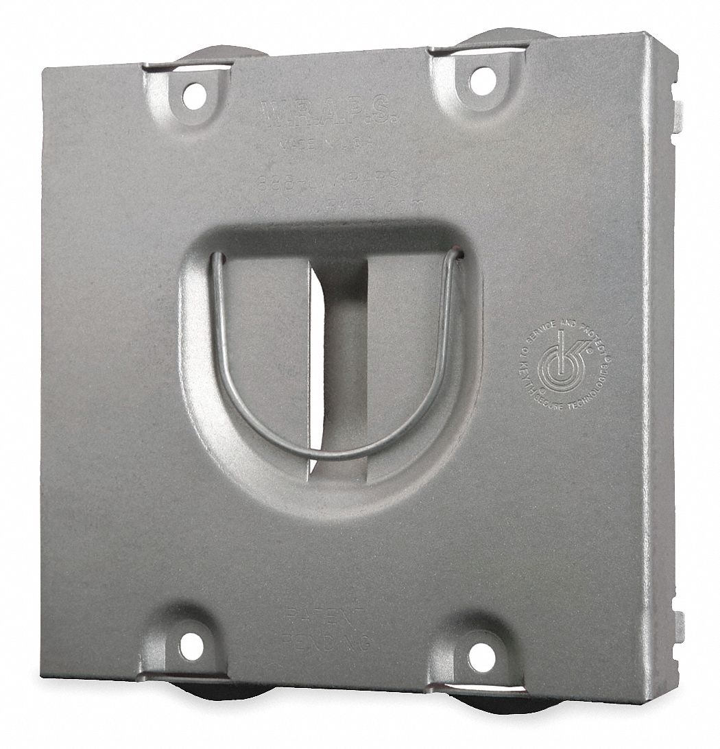 ELECTRICAL BOX COVER,SQUARE,RAISED