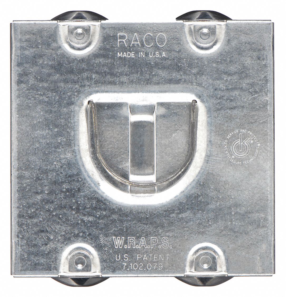 RACO, 2 Gangs, Raised, Electrical Box Cover - 2DCU7|702RD - Grainger