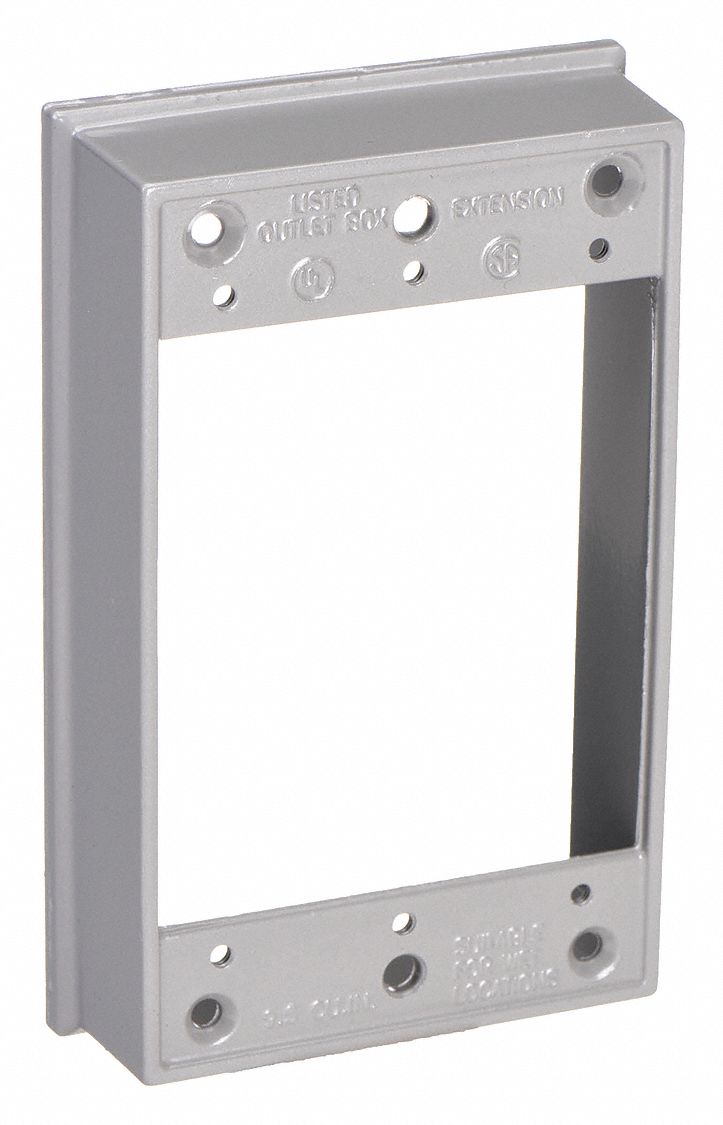 WEATHERPROOF EXTENTION BOX,1 GANG