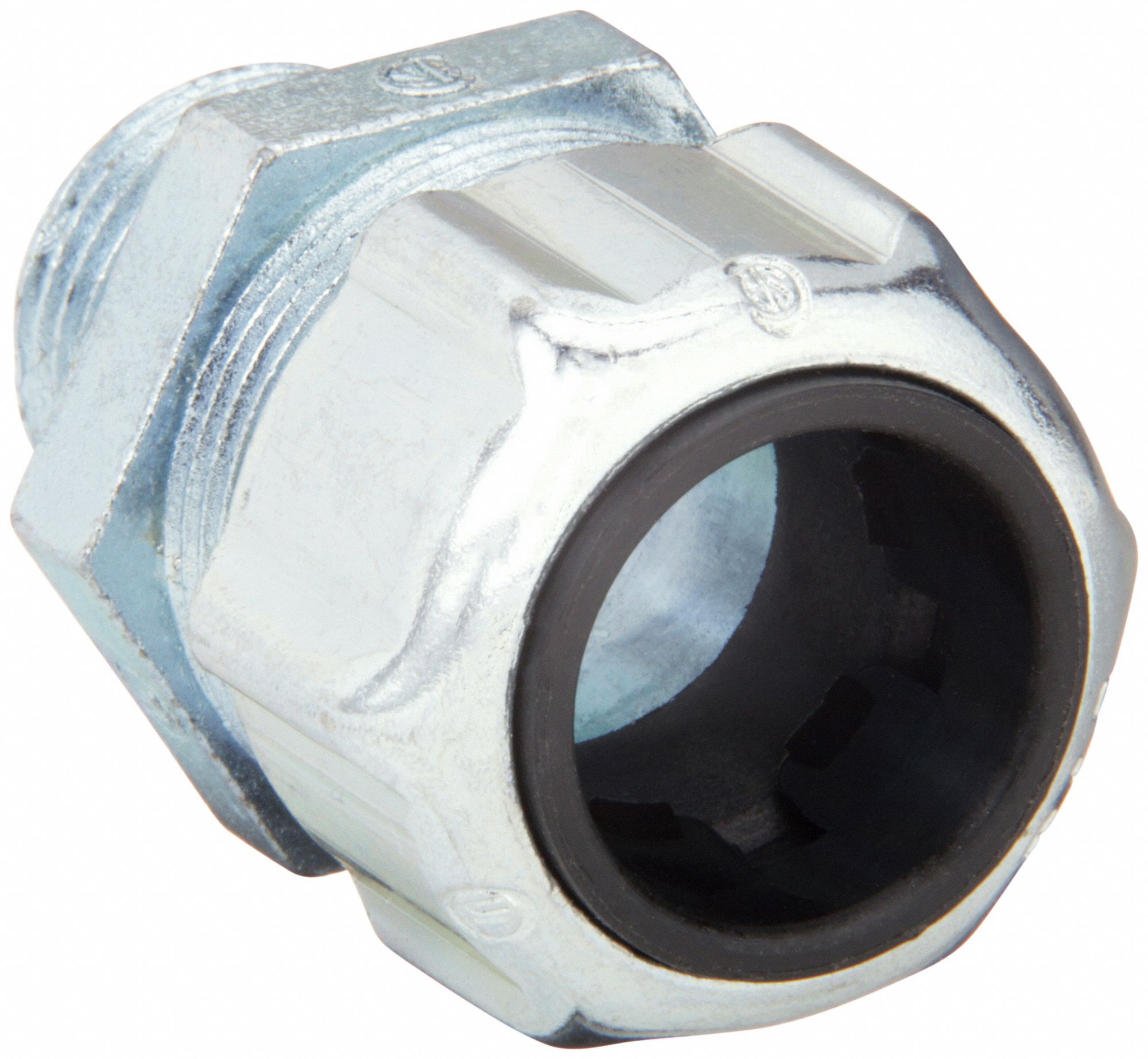 LIQUID TIGHT CORD CONNECTOR, STEEL, ½ IN MNPT, 0.50 IN TO 0.75 IN, SILVER