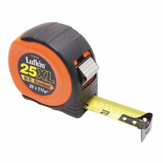 CRESCENT LUFKIN Measuring Tape, 25Ft x 1 3/16In - 2DDW8|XL8525 - Grainger