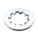 RONDELLE FREIN,P/VIS NO 12,DENTURE INTERNE,ACIER,GALVANISÉ,ÉP MAX 0,027PO,100PQ