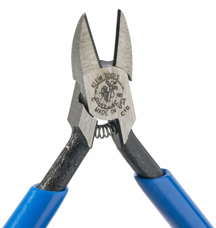 KLEIN TOOLS Precision Diagonal Cutting Plier Semiflush, Narrow, 4 1/4