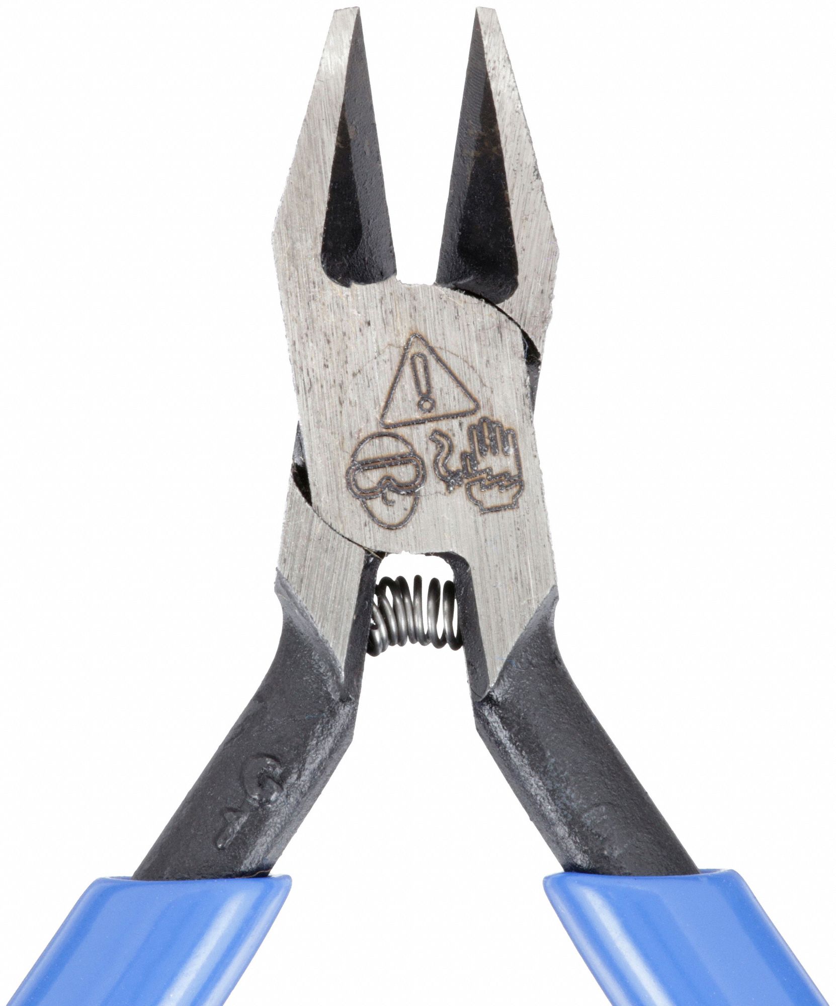 KLEIN TOOLS Precision Diagonal Cutting Plier Flush, Pointed, 4 1/4 in