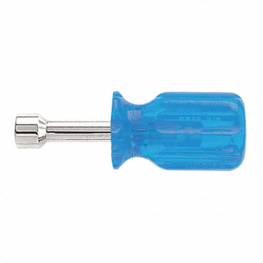 KLEIN TOOLS, Straight, SAE, Hollow Round Shank Nut Driver - 2DFC9|SS12 ...
