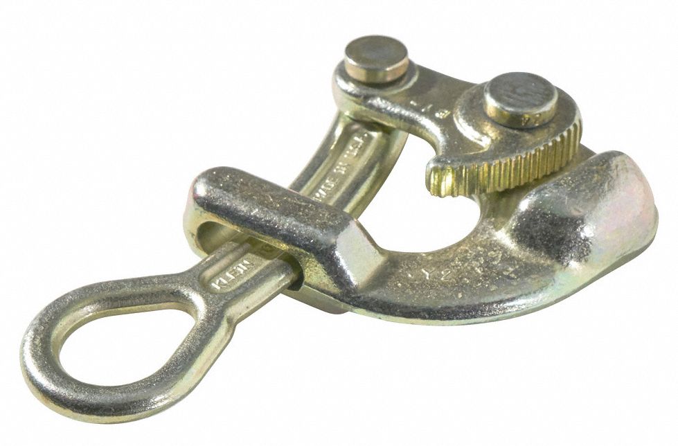 KLEIN TOOLS Guy or Messenger Steel Strand Cable Pulling Jaw Grip with