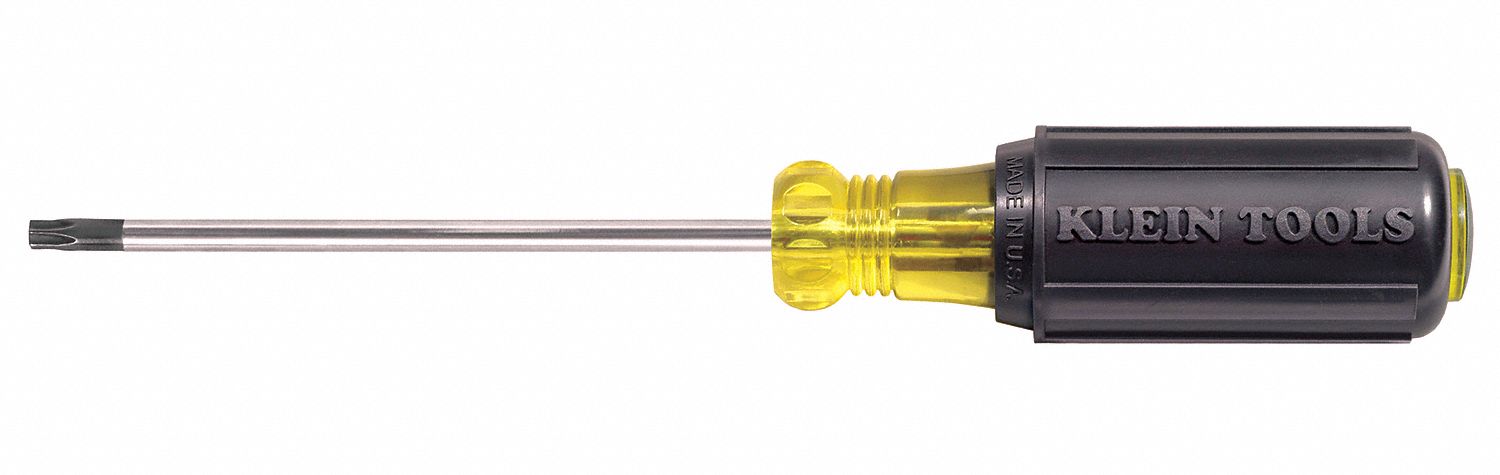 General Purpose Torx Screwdriver: Long Lg, Steel, Torx Tip, T27 Tip Size, 4 in Shank Lg