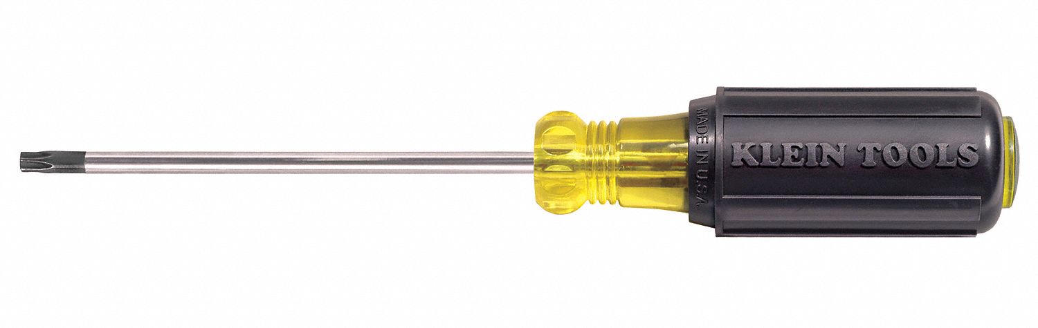 General Purpose Torx Screwdriver: Long Lg, Steel, Torx Tip, T30 Tip Size, 4 in Shank Lg