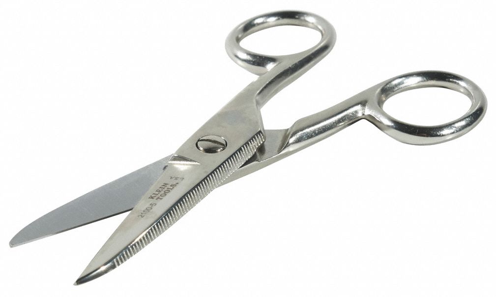 Klein Tools Electricians Stripping Scissor: Ambidextrous, 5 1 4 In 