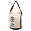 Canvas Open-Top Round Bucket Bags image
