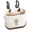 Canvas Open-Top Oval Bucket Bags image
