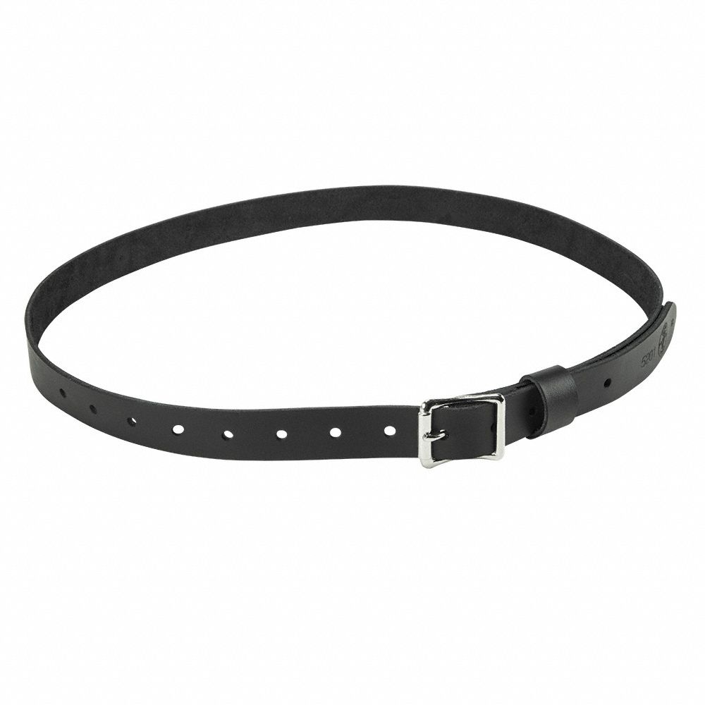 KLEIN TOOLS Tool Belt Leather, Ironworker, 33 in to 45 in Waist Size