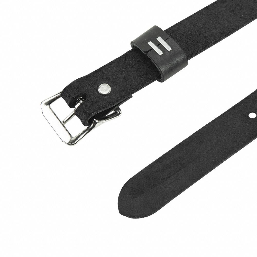 KLEIN TOOLS Tool Belt Leather, Ironworker, 33 in to 45 in Waist Size