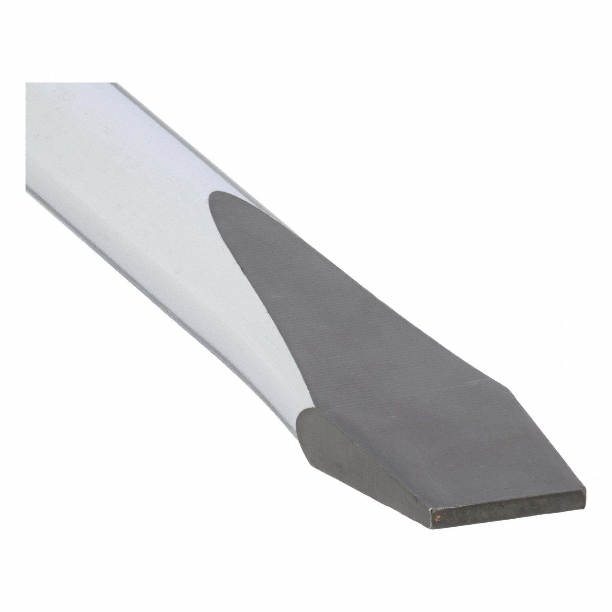 General Purpose Slotted Screwdriver: Steel, 3/8 in Tip Size, Extra Long Lg, Cushion Grip