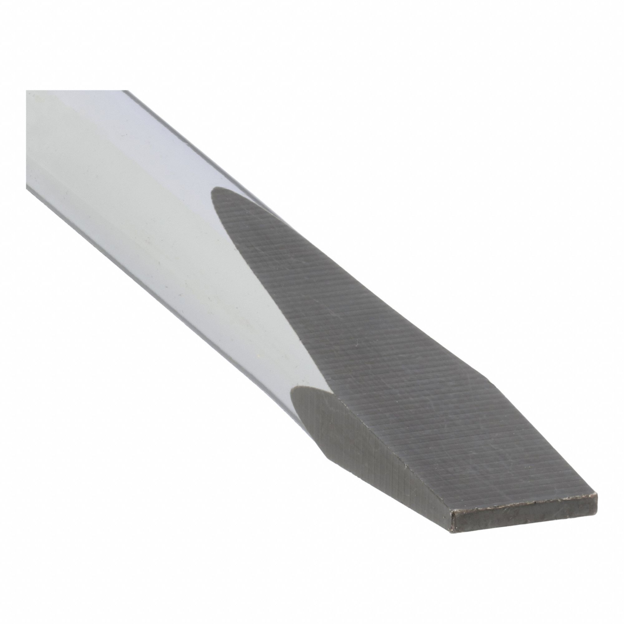 General Purpose Slotted Screwdriver: Steel, 1/4 in Tip Size, Extra Long Lg, Cushion Grip