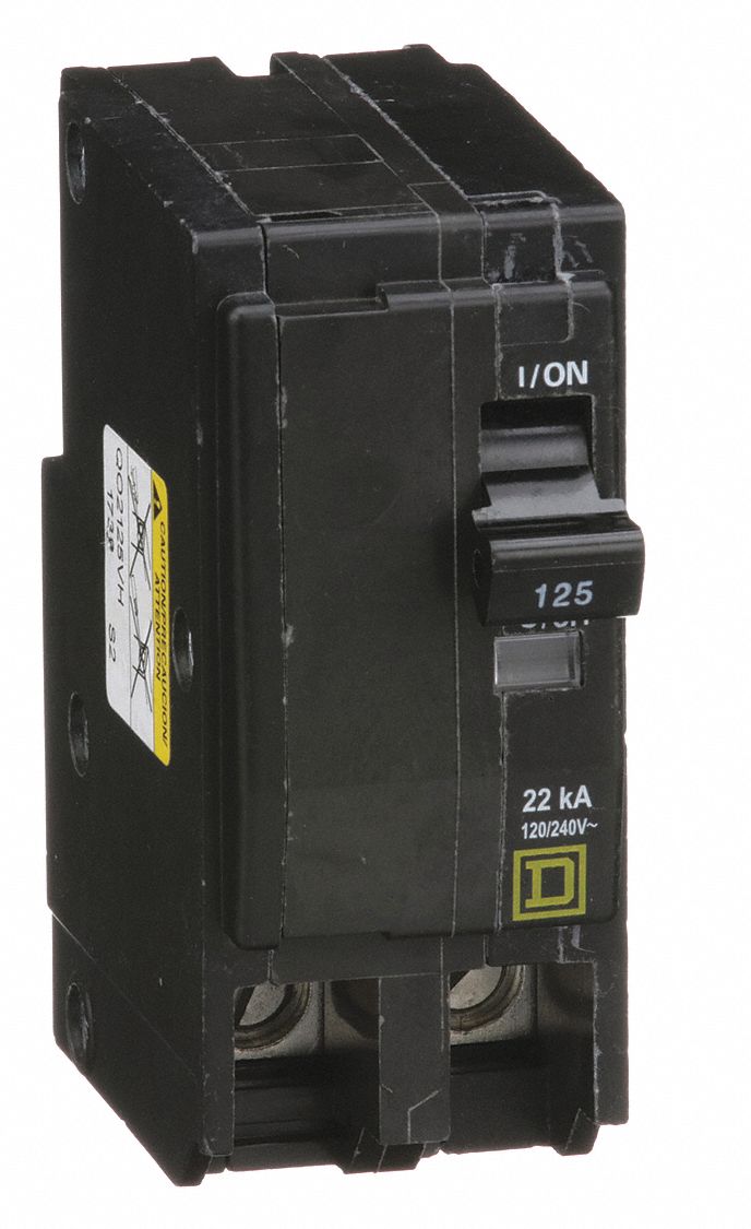 Miniature Circuit Breaker: 125 A, 120/240V AC, Single Phase, 22kA at 120/240V AC, 2 Poles