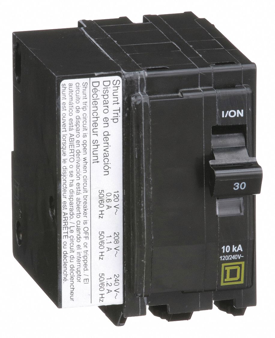 SQUARE D Miniature Circuit Breaker: 30 A, 120/240V AC, Single Phase ...