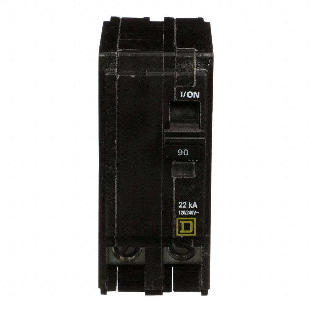 Miniature Circuit Breaker: 90 A, 120/240V AC, Single Phase, 22kA at 120/240V AC, 2 Poles