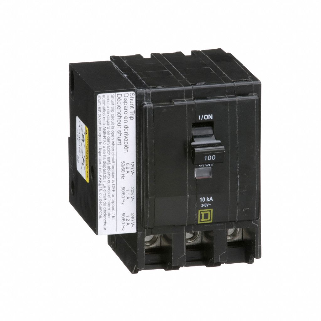 SQUARE D, 100 A, 120/240V AC, Miniature Circuit Breaker - 2DG77 ...