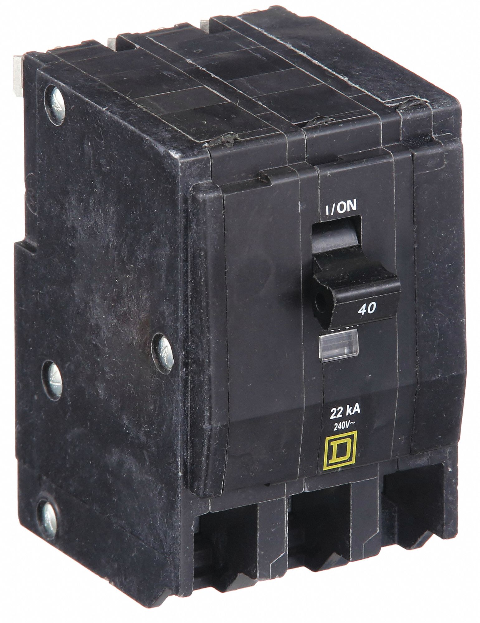 Miniature Circuit Breaker: 40 A, 120/240V AC, Three Phase, 22kA at 120/240V AC, 3 Poles