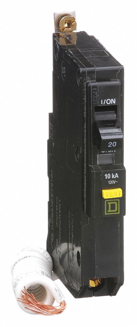 Miniature Circuit Breaker: 20 A, 120V AC, Single Phase, 10kA at 120V AC, 1 Poles