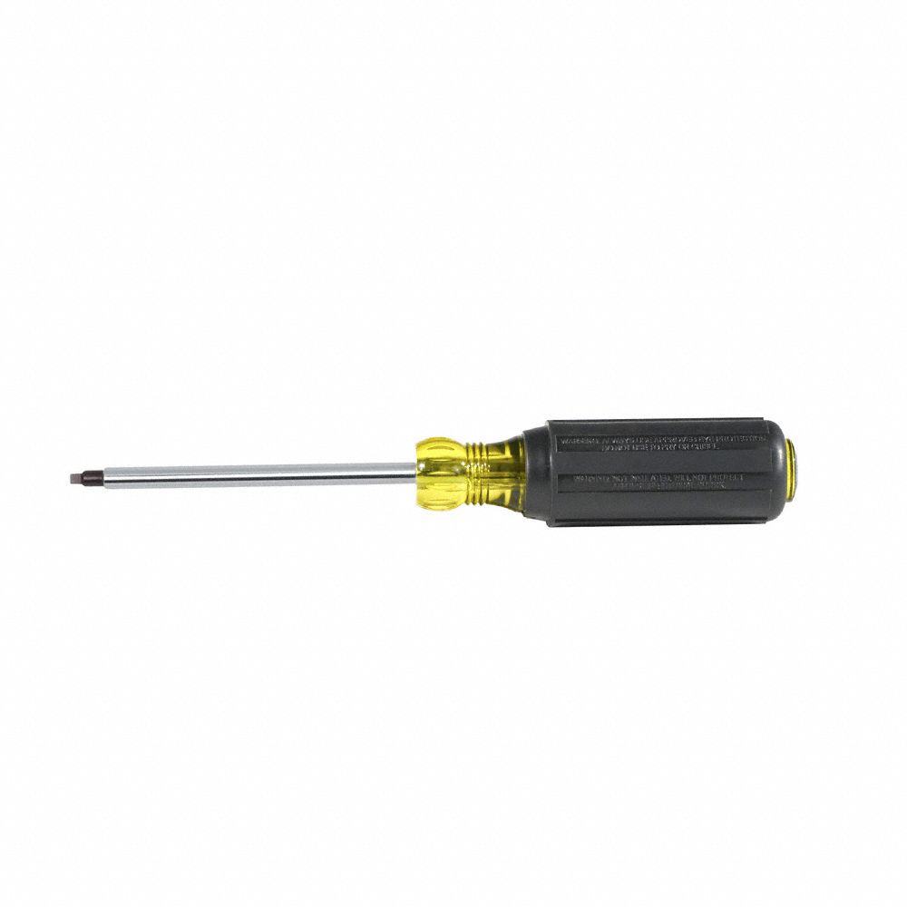 KLEIN TOOLS General Purpose Square Screwdriver 2 Tip Size, 8 1/4 in