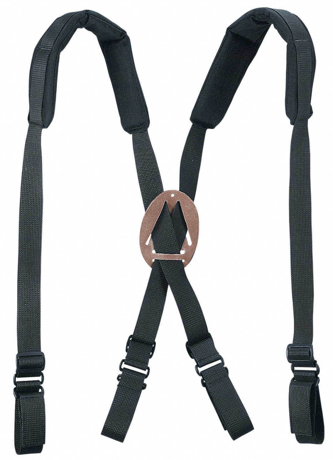 2DGJ4 - Suspenders Black Universal Adjustable