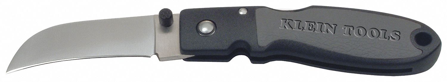 Pocket Knife: 2 1/2 in Blade Lg, 3 1/2 in Closed Lg, 6 in Overall Lg, Plastic, Straight