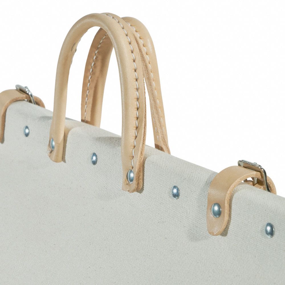 KLEIN TOOLS Tool Bag Canvas, 1 Pockets, 24 in Overall Wd, 6 in Overall