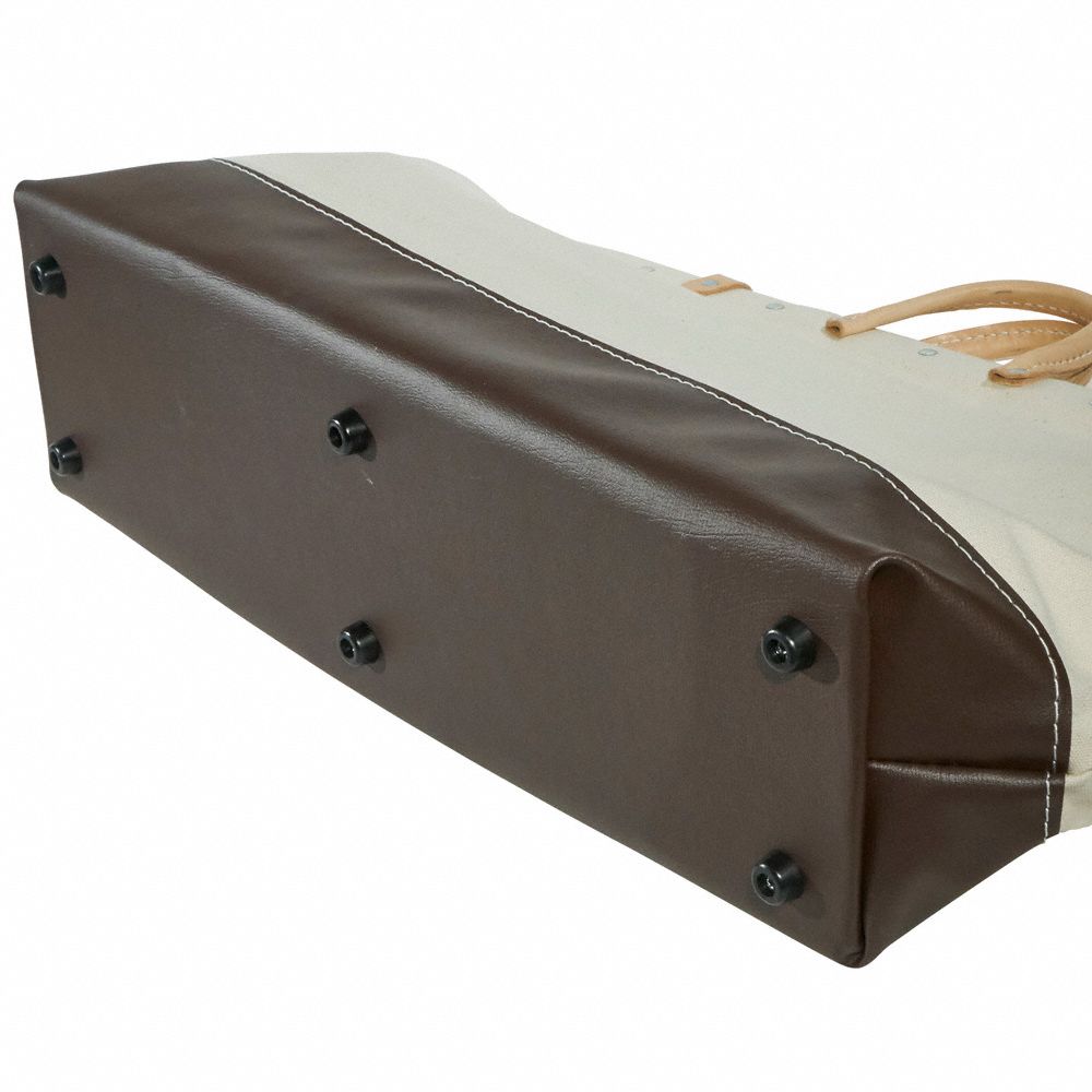 KLEIN TOOLS Tool Bag Canvas, 1 Pockets, 24 in Overall Wd, 6 in Overall