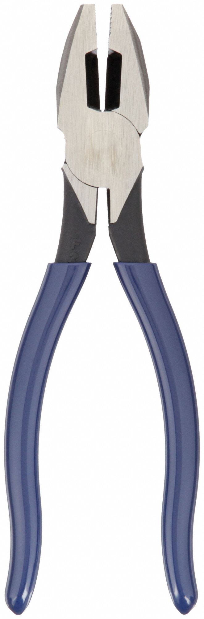 LINEMANS PLIER, FLAT, 7⅜ IN OVERALL L, 1¼ IN JAW L, 1⅛ IN JAW W, ½ IN JAW THICK