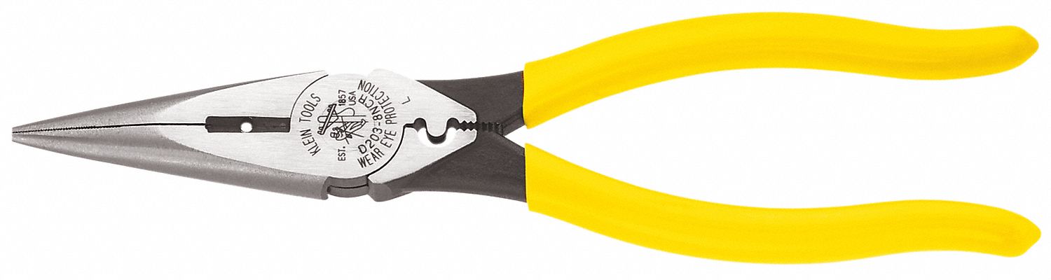 Needle Nose Plier,87/16" L,Smooth D2038NCR 94716961304 eBay