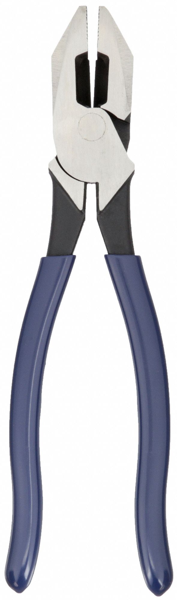 LINEMANS PLIER, FLAT, 9⅜ IN OVERALL L, 1⅝ IN JAW L, 1¼ IN JAW W, 1⅝ IN JAW THICK