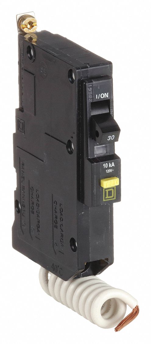 Miniature Circuit Breaker: 30 A, 120V AC, Single Phase, 10kA at 120V AC, 1 Poles