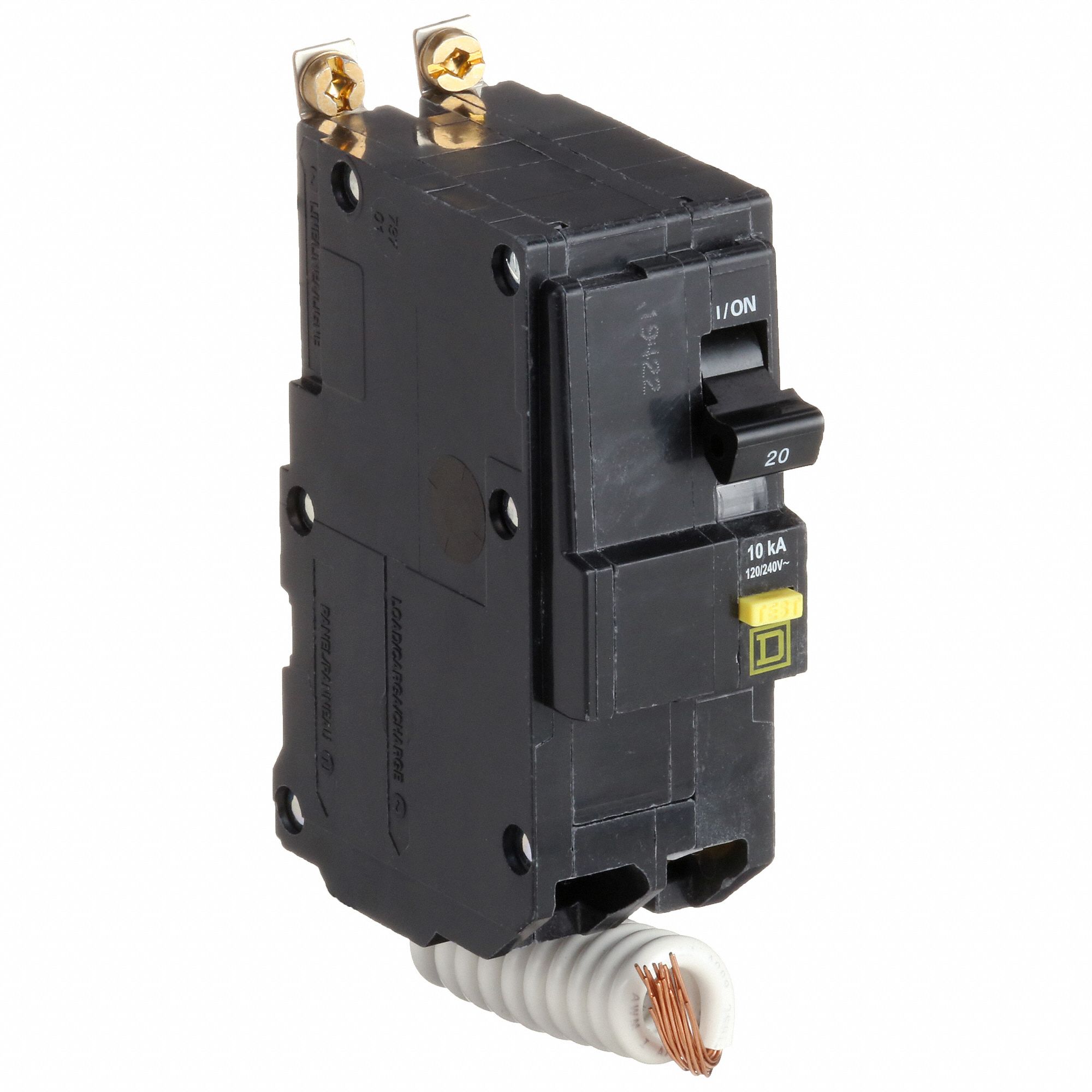 SQUARE D, 20 A, 120/240V AC, Miniature Circuit Breaker - 2DH05 ...