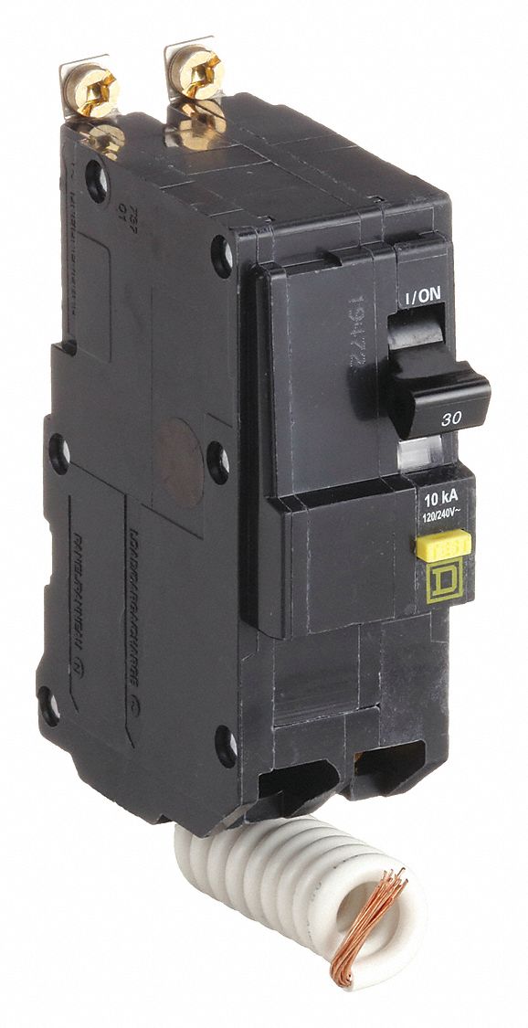 Miniature Circuit Breaker: 30 A, 120/240V AC, Single Phase, 10kA at 120/240V AC, 2 Poles