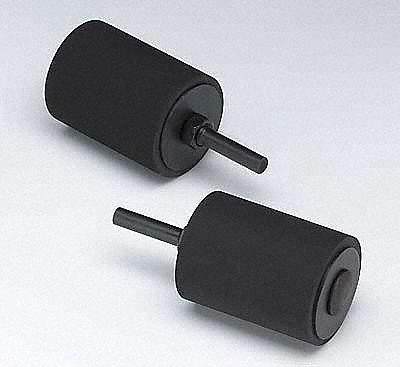 Expanding Drum: 1 1/2 in Dia x 2 in W, 1/4 in Straight-Shank