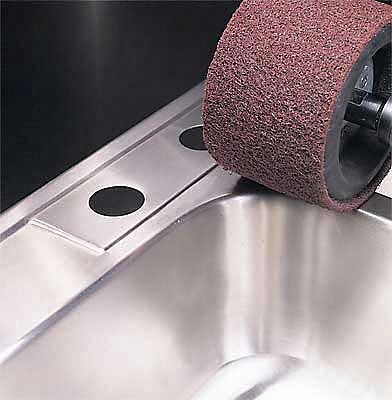 Surface-Conditioning Belt: 3 in W x 10 3/4 in L, Aluminum Oxide, Very Fine, 10 PK