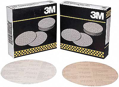 PSA Sanding Disc, Film, 6in, P1000G, PK400