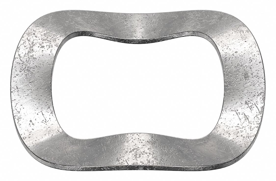 Wave Washer: 18-8, Stainless Steel, #5 Screw Sz, 0.128 in Inside Dia, 3/16 in Outside Dia, 10 PK
