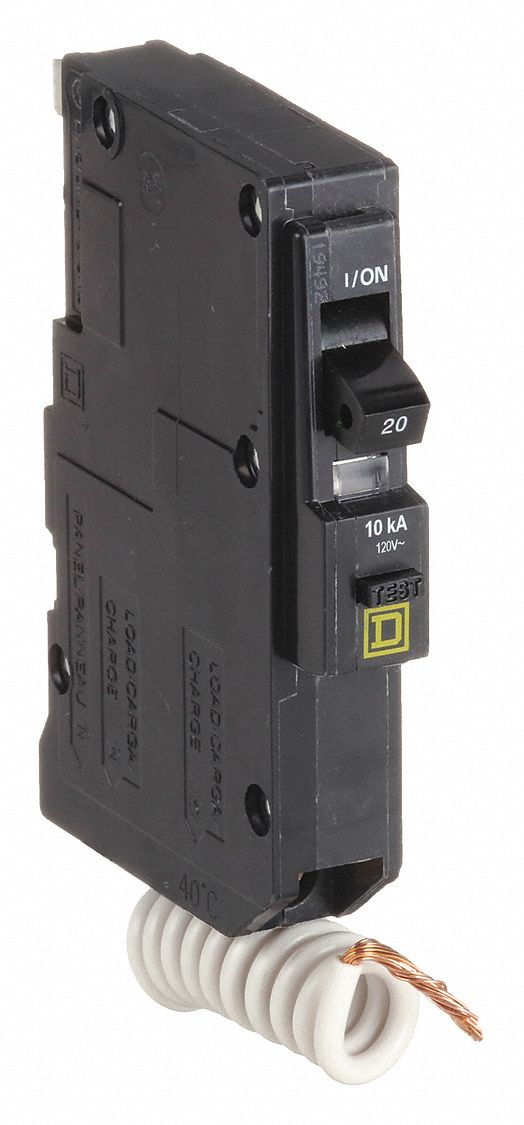 Miniature Circuit Breaker: 20 A, 120V AC, Single Phase, 10kA at 120V AC, 1 Poles